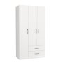 HANAH HOME Ormar Diva 3 Kapak 2 Cekmece White - slika 4