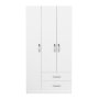 HANAH HOME Ormar Diva 3 Kapak 2 Cekmece White - slika 5