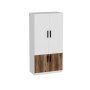HANAH HOME Ormar Newra Light Walnut White - slika 4