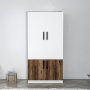 HANAH HOME Ormar Newra Light Walnut White - slika 1