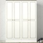 HANAH HOME Ormar Ravenna 4 Kapılı White - slika 2