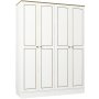 HANAH HOME Ormar Ravenna 4 Kapılı White - slika 4
