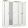 HANAH HOME Ormar Ravenna 5 Kapılı White - slika 4