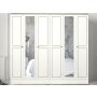 HANAH HOME Ormar Ravenna 6 Kapılı White - slika 2