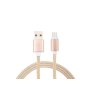 ALPHA STAR Kabl USB2.0 na Micro USB 2M,upleten,zlatni - slika 1