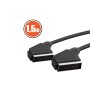 Xwave Scart-Scart 1,5m Audio-Video Kabl M-M crni - slika 1