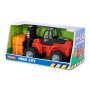 Polesie Veliki viljuškar za decu PowerTruck + Supermix set konstruktora 30 delova - slika 5