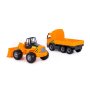 Polesie Veliki kamion za decu sa spuštenom stranom i utovarivač PowerTruck - slika 4