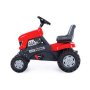 Polesie Veliki traktor sa pedalama za decu Turbo crveni - slika 3