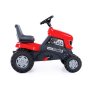 Polesie Veliki traktor sa pedalama za decu Turbo crveni - slika 4