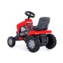 Polesie Veliki traktor sa pedalama za decu Turbo crveni - slika 5