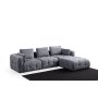 Atelier del Sofa Amaris 3 Seater With Pouffe Grey ugaona sofa - slika 4