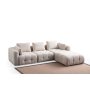 Atelier del Sofa Amaris 3 Seater With Pouffe Beige ugaona sofa - slika 5
