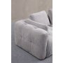 Atelier del Sofa Amaris 3 Seater With Pouffe Light Grey ugaona sofa - slika 2