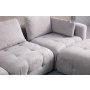 Atelier del Sofa Amaris 3 Seater With Pouffe Light Grey ugaona sofa - slika 4