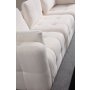 Atelier del Sofa Amaris 3 Seater With Pouffe White ugaona sofa - slika 2