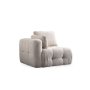 Atelier del Sofa Amaris 2 Seater With Pouffe Beige ugaona sofa - slika 5