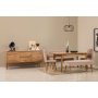 HANAH HOME Vina Bench 04 0900 Atlantic Pine Stone (Produžni trpezarijski sto, stolice i konzola (6 komada) - slika 2
