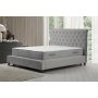 HANAH HOME Deluxe Set 160 x 200 Grey (Dvostruki dušek, baza i uzglavlje) - slika 1