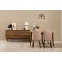 HANAH HOME Vina 01 0900 Walnut Stone (Produžni trpezarijski sto, stolice i konzola (6 komada)) - slika 2