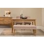 HANAH HOME Vina 02 0900 Atlantic Pine Stone (Produživi trpezarijski sto, stolice i konzola (5 komada)) - slika 2