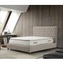 HANAH HOME Deluxe Set 150 x 200 v2 Beige Dvostruki dušek, baza i uzglavlje - slika 1