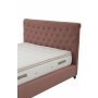 HANAH HOME Deluxe Set 150 x 200 v2 Dusty Rose Dvostruki dušek, baza i uzglavlje - slika 3