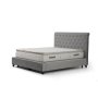 HANAH HOME Deluxe Set 150 x 200 v2 Grey (Dvostruki dušek, baza i uzglavlje - slika 4