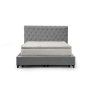 HANAH HOME Deluxe Set 150 x 200 v2 Grey (Dvostruki dušek, baza i uzglavlje - slika 5