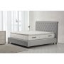 HANAH HOME Deluxe Set 150 x 200 v2 Grey (Dvostruki dušek, baza i uzglavlje - slika 1
