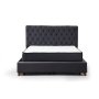 HANAH HOME Deluxe Set 160 x 200 Anthracite Dvostruki dušek, baza i uzglavlje - slika 4