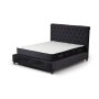 HANAH HOME Deluxe Set 160 x 200 Anthracite Dvostruki dušek, baza i uzglavlje - slika 5