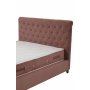 HANAH HOME Deluxe Set 150 x 200 Dusty Rose Dvostruki dušek, baza i uzglavlje - slika 4