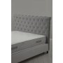 HANAH HOME Deluxe Set 140 x 200 Grey Dvostruki dušek, baza i uzglavlje - slika 2