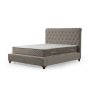 HANAH HOME Deluxe Set 140 x 200 Beige Dvostruki dušek, baza i uzglavlje - slika 1