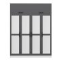 HANAH HOME Kale 5157 ormar - slika 5