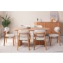 HANAH HOME Lugias Beech konzola - slika 3