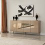 HANAH HOME Komoda Lago Bronze Gold - slika 2