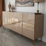 HANAH HOME Komoda Milan Bronze Gold - slika 3