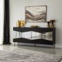 HANAH HOME Komoda Nice Black Fume - slika 2
