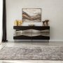 HANAH HOME Komoda Nice Black Fume - slika 1