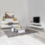 HANAH HOME Komoda Milan White Gold - slika 4