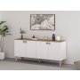 HANAH HOME Komoda Lotus White - slika 3