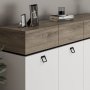 HANAH HOME Komoda Zara White Black - slika 4