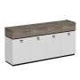 HANAH HOME Komoda Zara White Black - slika 5