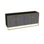 HANAH HOME Komoda Polka Black - slika 3