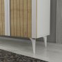 HANAH HOME Komoda Breda White Sapphire Oak - slika 4