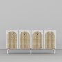 HANAH HOME Komoda Breda White Sapphire Oak - slika 5