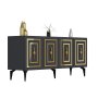 HANAH HOME Komoda Viola Anthracite - slika 4
