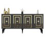 HANAH HOME Komoda Viola Anthracite - slika 5